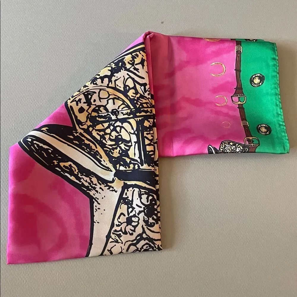 Bold Pink Scarf N1344